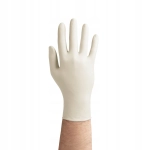 Rękawiczki jednorazowe pudrowane lateksowe ZARYS r. S 100 szt.białe
