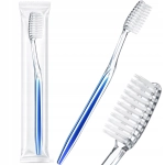 Szczoteczka do zębów jednorazowa hotelowa podróżna do fluoryzacji miękka