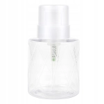 BUTELKA z pompką dozownikiem na CLEANER płyny 250ml przeźroczysta solidna