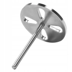 TRZEPIEŃ nośnik DYSK do nakładek ściernych 20mm STAL NIERDZEWNA