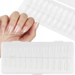 ZESTAW tipsów do przedłużania paznokci 240sztuk żel akryl MANICURE pojemnik