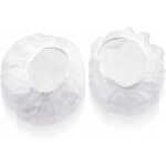 Jednorazowe osłonki ochraniacze na słuchawki nauszne 100 sztuk 50 par białe