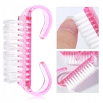 Szczoteczki jednorazowe róż do czyszczenia pyłu paznokci manicure 50 sztuk