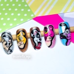 Paint gel żel do zdobień biały white 5ml Excellent PRO High Pigment 001