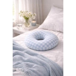 PODUSZKA DO SPANIA PO PIERCINGU wygodna Z OTWOREM NA GOJENIE NIEBIESKA