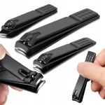 OBCINACZ cążki zestaw 3 sztuk SOLIDNE do obcinania grubych paznokci stal