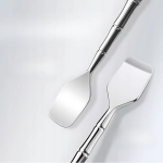 PROFESJONALNE dłutko KOPYTKO do skóry twarzy STAL NIERDZEWNA dwustronne