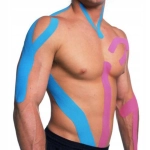 Taśma do kinesiotapingu CureTape 5 cm x 5 m tejp tape beżowy cielisty