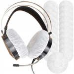 Jednorazowe osłonki ochraniacze na słuchawki nauszne 100 sztuk 50 par białe