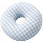 PODUSZKA DO SPANIA PO PIERCINGU wygodna Z OTWOREM NA GOJENIE NIEBIESKA