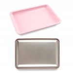 Tacka Miska CHIRURGICZNA kosmetyczna na narzędzia STAL NIERDZEWNA różowa