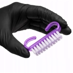 SZCZOTECZKI jednorazowe do Usuwania PYŁU Manicure fioletowe 50szt w pudełku