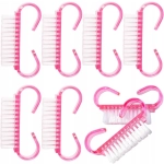 Szczoteczki jednorazowe róż do czyszczenia pyłu paznokci manicure 50 sztuk