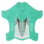 YOSHI PLASTIKOWE FORMY SZABLONY DO PRZEDŁUŻANIA PAZNOKCI TURKUS 400 szt.