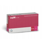 Rękawiczki nitrylowe BEZPUDROWE easyCARE berry ZARYS MALINOWE r.S 100 szt.