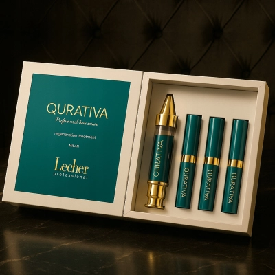 Zestaw Lecher Qurativa do regeneracji włosów serum ampułki 4x5ml na PREZENT