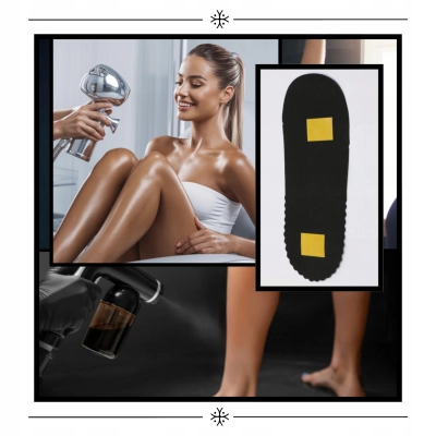 KAPCIE przyklejane do opalania natryskowego SAMOPRZYLEPNE jednorazowe 50szt