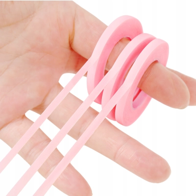 TAŚMA kosmetyczna perforowana DO podklejania przedłużania RZĘS 5szt 4mmx9m