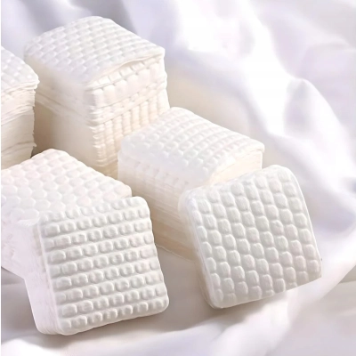 WACIKI kosmetyczne bezpyłowe niestrzępiące MANICURE PEDICURE grube 200sztuk