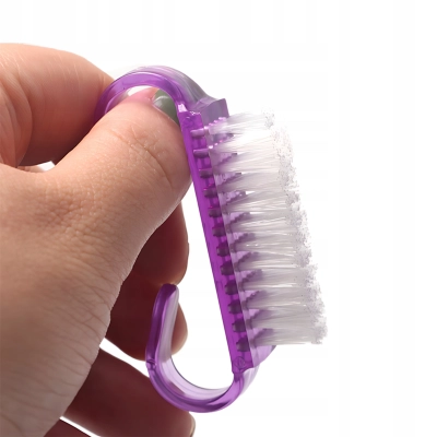 SZCZOTECZKI jednorazowe do czyszczenia PYŁU paznokci Manicure 100SZTUK MIX