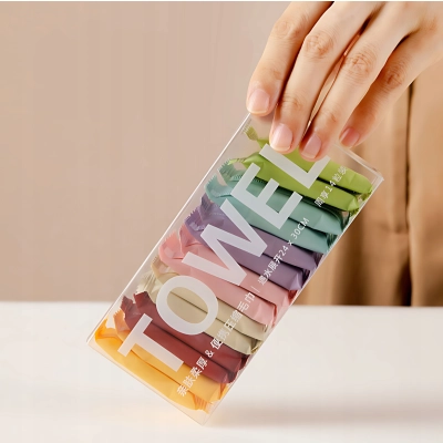 RĘCZNIKI chusteczki jednorazowe w tabletkach turystyczne 14sztuk 24x30cm