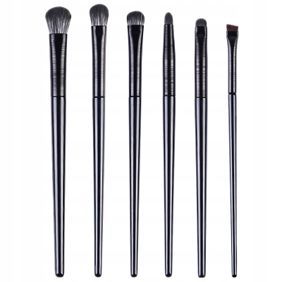 ZESTAW profesjonalnych pędzli do makijażu twarzy 6SZTUK syntetyczne MIĘKKIE