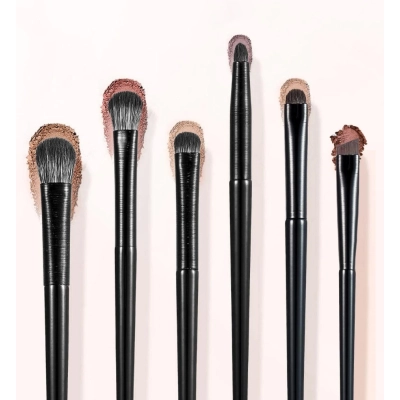 ZESTAW profesjonalnych pędzli do makijażu twarzy 6SZTUK syntetyczne MIĘKKIE