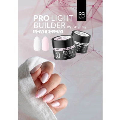PALU żel do paznokci budujący Pro Builder Gel SOFT WHTE biały 45g