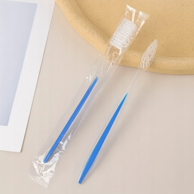 Szczoteczka do zębów jednorazowa hotelowa podróżna do fluoryzacji miękka