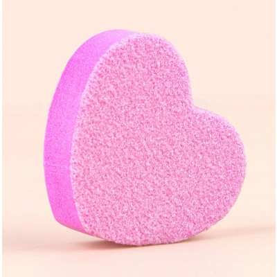 BLOCZKI polerskie SERCA do wygładzania paznokci manicure 100 sztuk różowe