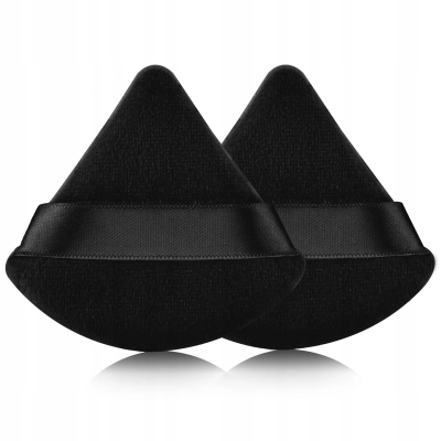 GĄBECZKA welurowa gąbka na palec PUSZEK do pudru bakingu trójkąt 1 sztuka