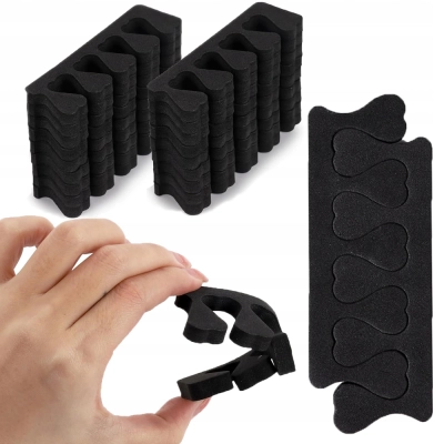 SEPARATORY piankowe do paznokci manicure PEDICURE 50 par ( 100 sztuk )