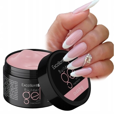 Excellent PRO Thixo żel budujący do paznokci Pudding 50g samopoziomujący
