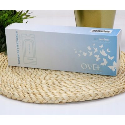 Torebki DO STERYLIZACJI PAKIETY woreczki autoklaw narzędzi 90 x 260mm 200sz