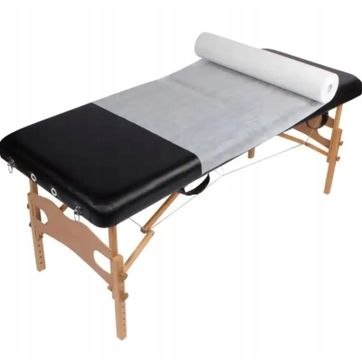 Podkład włókninowy fizelinowy prześcieradło w rolce na łóżko 60x50m 14g