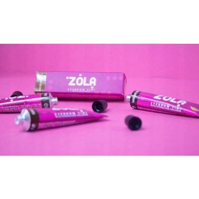 Zola 04 Dark Brown Brąz 15 ml trwała farbka do brwi cimnobrązowa TINT