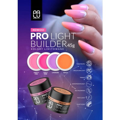 PALU ŻEL BUDUJĄCY PRO LIGHT DOLLY PINK różowy intensywny 45 g