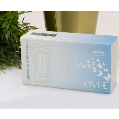 TOREBKI papierowo-foliowe PŁASKIE do sterylizacji samoprzylepne 90x165mm