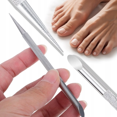 PROFESJONALNE Kopytko dłutko do usuwania skórek precyzyjne stal nierdzewna