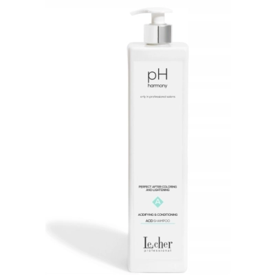 Lecher szampon zakwaszający włosy 1000 ml pH Harmony z pompką litrowy