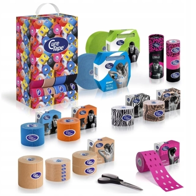 TAŚMA do kinestiotapingu Cure Tape Gentle tejpy DLA DZIECI hipoalergiczne