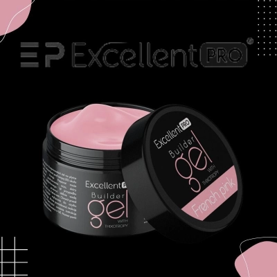 Excellent PRO Builder Thixo French Pink 50g żel budujący do paznokci różowy
