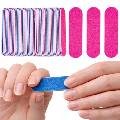 PILNICZKI PILNIKI jednorazowe do paznokci 100szt 180/240 małe PROSTE