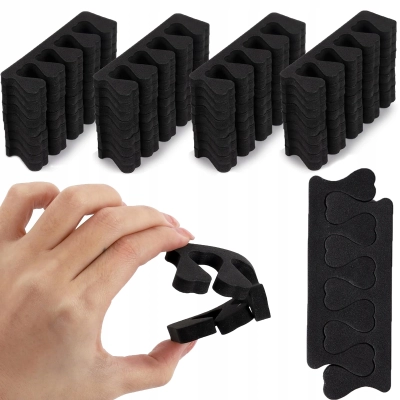 SEPARATORY piankowe do paznokci manicure PEDICURE 100 par ( 200 sztuk )