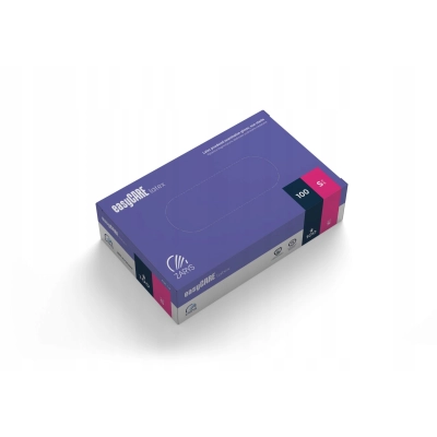 Rękawiczki jednorazowe pudrowane lateksowe ZARYS r. S 100 szt.białe