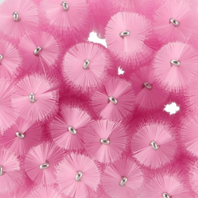 Szczoteczki brokatowe 50 szt różowe do rzęs brwi