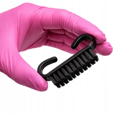 SZCZOTECZKI jednorazowe do Usuwania PYŁU Manicure czarne 50szt w pudełeczku