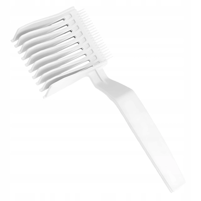 GRZEBIEŃ fryzjerski barberski do strzyżenia stylizacji BIAŁY dwustronny