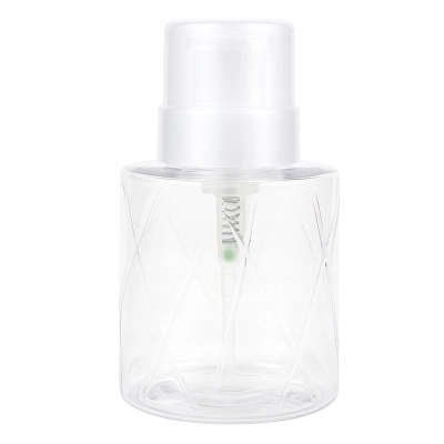 BUTELKA z pompką dozownikiem na CLEANER płyny 250ml przeźroczysta solidna