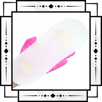 KLAPKI kapcie pod stopy opalanie natryskowe JEDNORAZOWE samoprzylepne 50szt